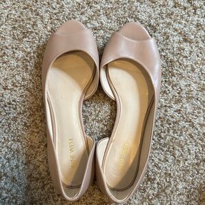 Like New!  Nine West Open Toe Ballet Shoes